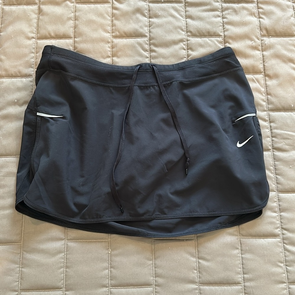 Women's Black Athletic Skort